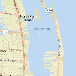 Lake Park Street Map