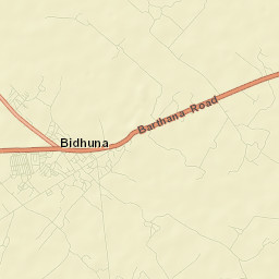 Bidhuna Street Map