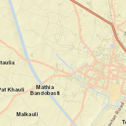Bettiah Street Map