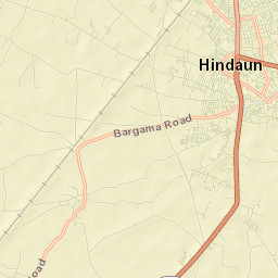 Hindaun Street Map