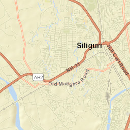 Matigara community development block Street Map