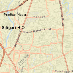 Siliguri Street Map