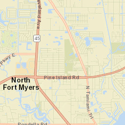 North Fort Myers Street Map