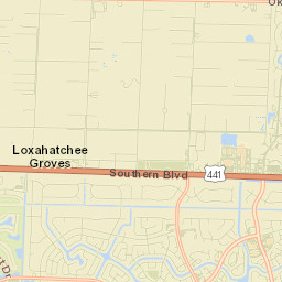 Loxahatchee Groves Street Map