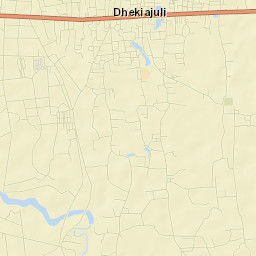 Dhekiajuli Street Map
