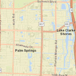 Lake Clarke Shores Street Map