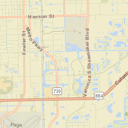 Lee County Street Map