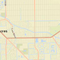 Lehigh Acres Street Map