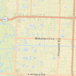Greenacres City Street Map