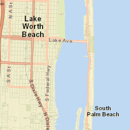 South Palm Beach Street Map
