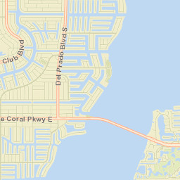 Cape Coral Street Map