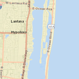 Hypoluxo Street Map