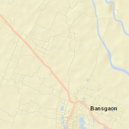 Bansgaon Street Map