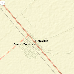 Ceballos Street Map
