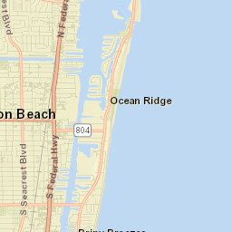 Boynton Beach Street Map