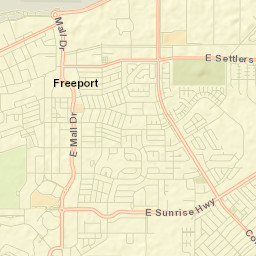 Freeport Street Map