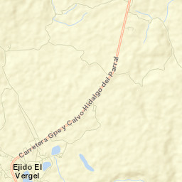 Ejido El Vergel Street Map