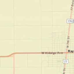 Raymondville Street Map