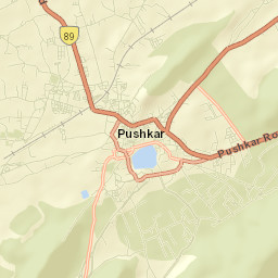 Pushkar Street Map