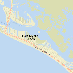 Fort Myers Beach Street Map