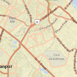 Kanpur Street Map