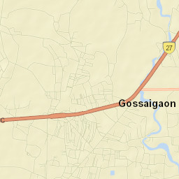 Goshaingaon Street Map