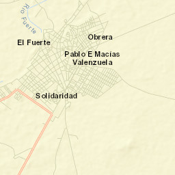 El Fuerte Street Map