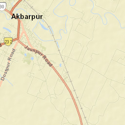 Akbarpur Street Map