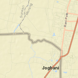 Jogbani Street Map