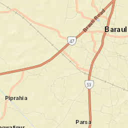 Barauli Street Map