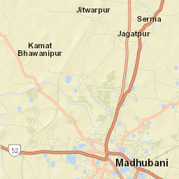 Madhubani Street Map