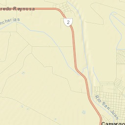 Ciudad Camargo Street Map