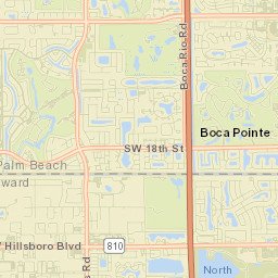 Boca Pointe Street Map