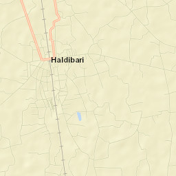 Haldibari Street Map