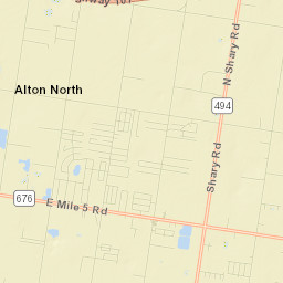 Alton North (historical) Street Map