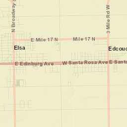 Edcouch Street Map