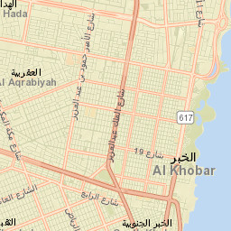 Khobar Street Map