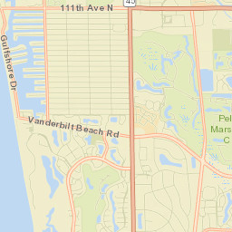 Naples Park Street Map