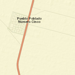 Poblado Número Cinco Street Map