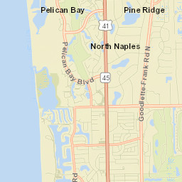 Pelican Bay Street Map