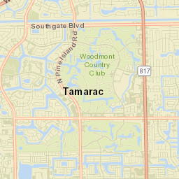 Tamarac Street Map