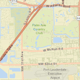 Palm Aire Street Map