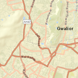 Gwalior Street Map