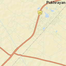 Pukhrayan Street Map