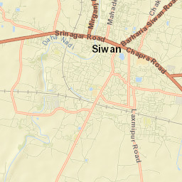 Siwan Street Map