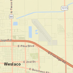 Weslaco Street Map