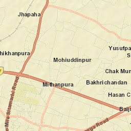 Muzaffarpur Street Map