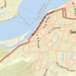Guwahati Street Map