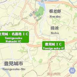 Tomigusuku-shi Street Map