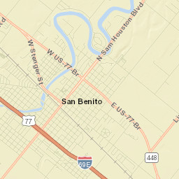 San Benito Street Map